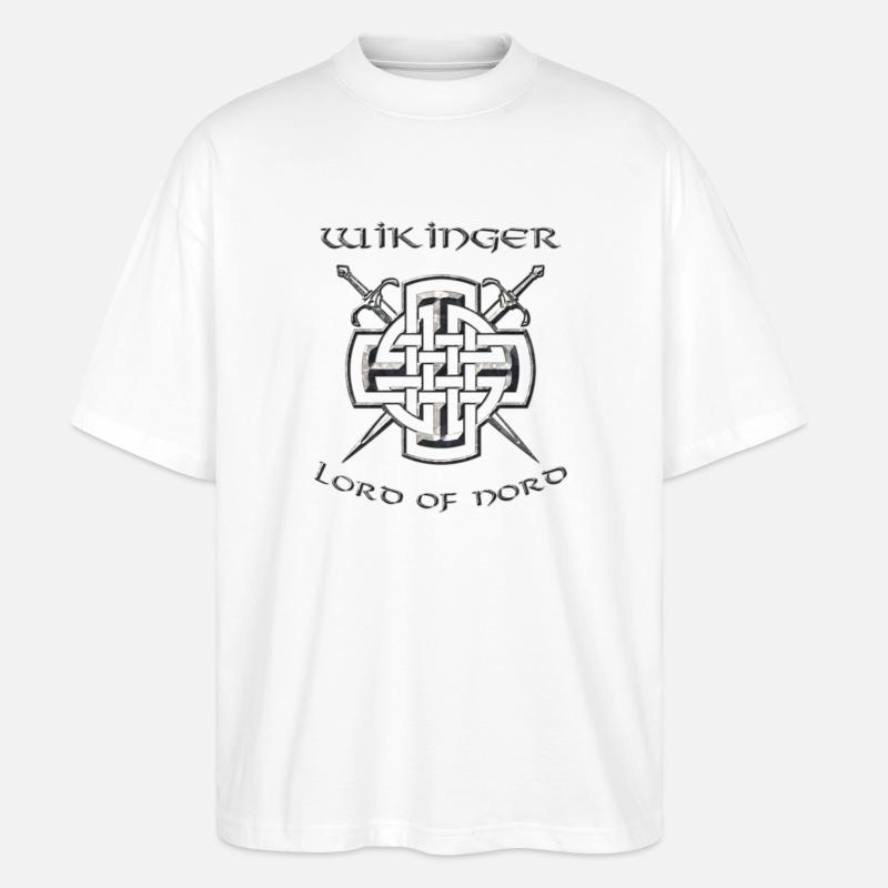Wikinger 3 - Stanley/Stella Oversized Unisex Bio T-Shirt Blaster 2.0 - Weiß