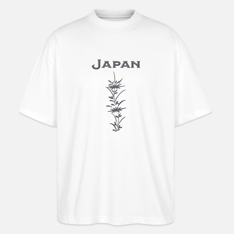 Japan 7 - Stanley/Stella Oversized Unisex Bio T-Shirt Blaster 2.0 - Weiß