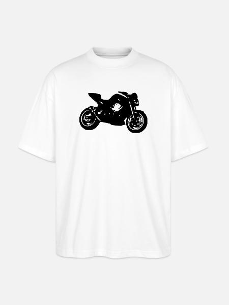 Kawasaki z750 (07) - Stanley/Stella Oversized Unisex Bio T-Shirt Blaster 2.0 - Weiß