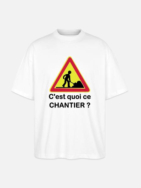 What is this site? - Stanley/Stella Oversized Unisex Organic T-shirt Blaster 2.0 - white