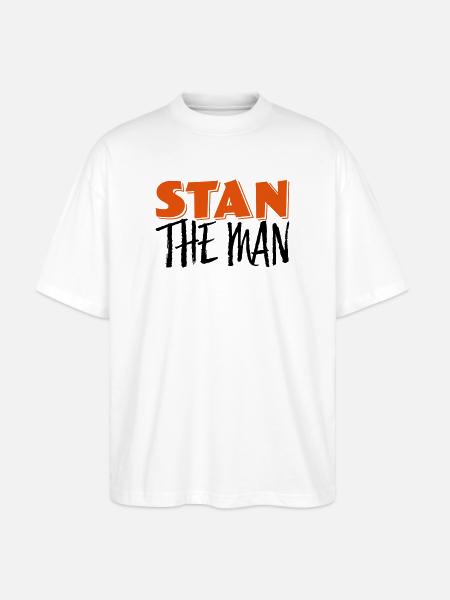 Stan the man! - Stanley/Stella Oversized Unisex Organic T-shirt Blaster 2.0 - white