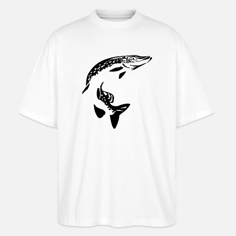 Hecht - Stanley/Stella Oversized Unisex Bio T-Shirt Blaster 2.0 - Weiß