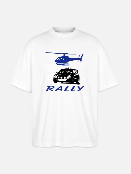 rally_1 - T-shirt bio Blaster 2.0 coupe oversize Stanley/Stella Unisexe - blanc