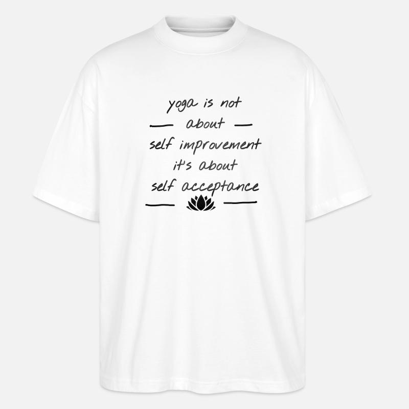 yoga - Stanley/Stella Oversized Unisex Bio T-Shirt Blaster 2.0 - Weiß