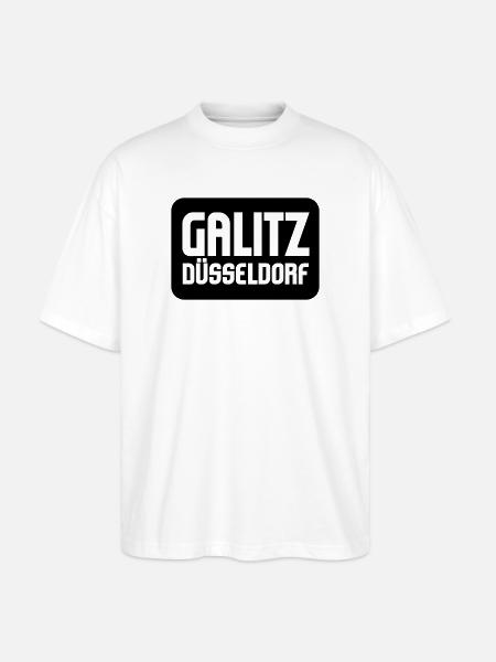 Galitz Logo - Stanley/Stella Oversized Unisex Bio T-Shirt Blaster 2.0 - Weiß