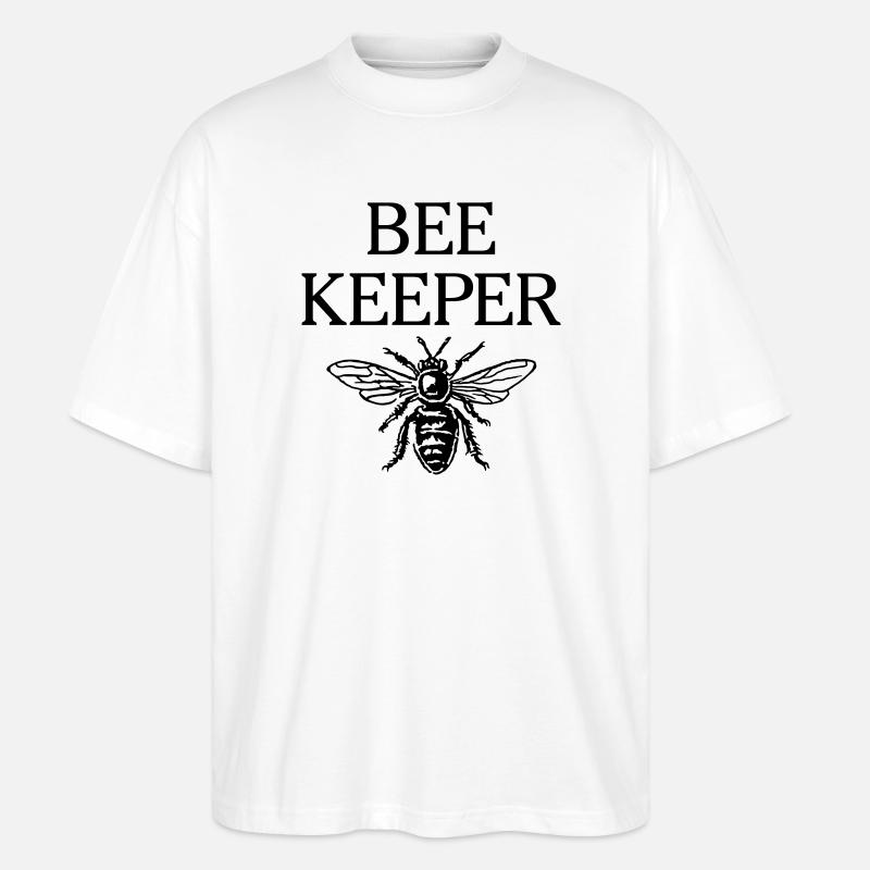 Beekeeper - Stanley/Stella Oversized Unisex Bio T-Shirt Blaster 2.0 - Weiß