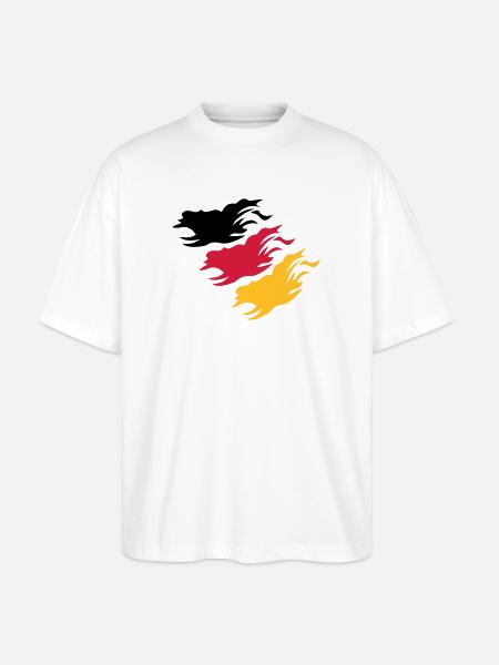 Conception Allemagne - T-shirt bio Blaster 2.0 coupe oversize Stanley/Stella Unisexe - blanc
