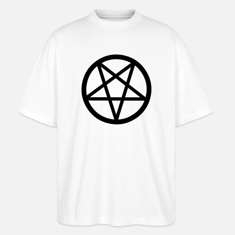 pentakel - Stanley/Stella Oversized Unisex Bio T-Shirt Blaster 2.0 - Weiß