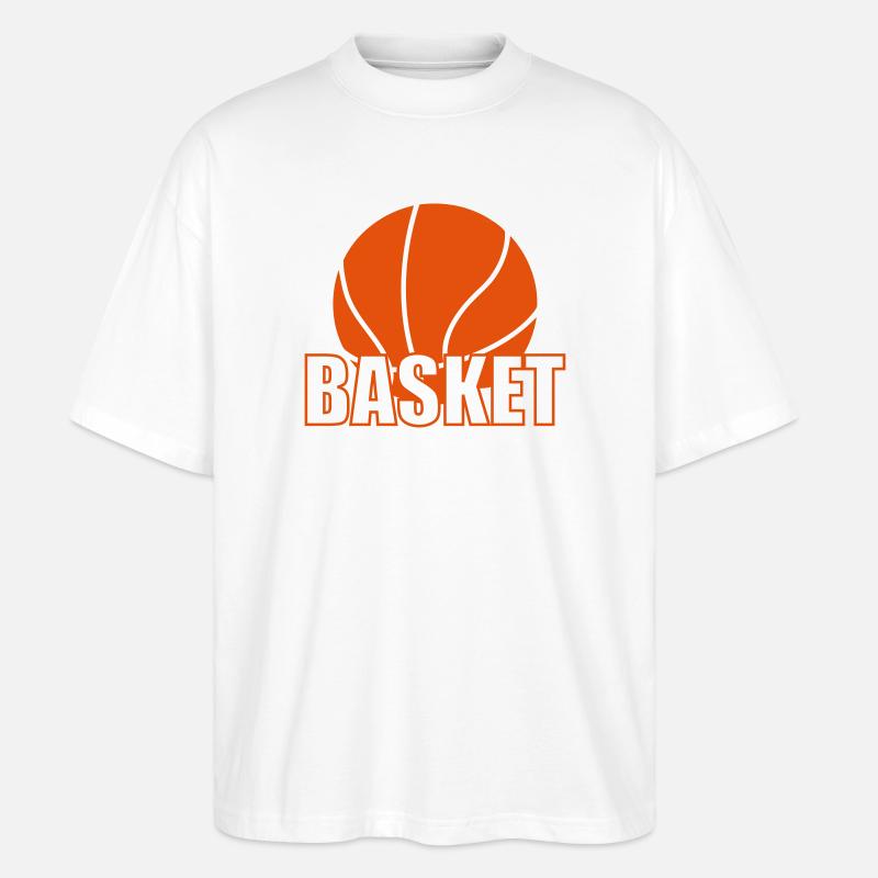 Basket - Stanley/Stella Oversized Unisex Bio T-Shirt Blaster 2.0 - Weiß