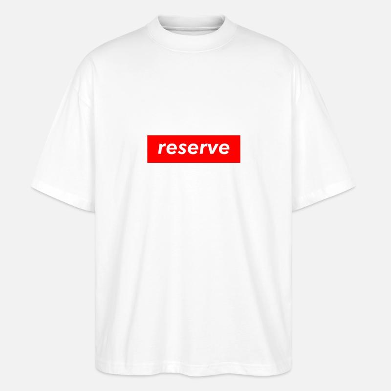 reserve - Stanley/Stella Oversized Unisex Bio T-Shirt Blaster 2.0 - Weiß