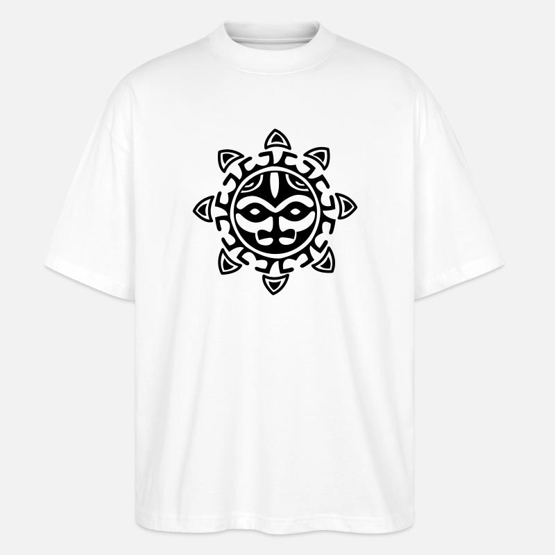 maori - Stanley/Stella Oversized Unisex Bio T-Shirt Blaster 2.0 - Weiß