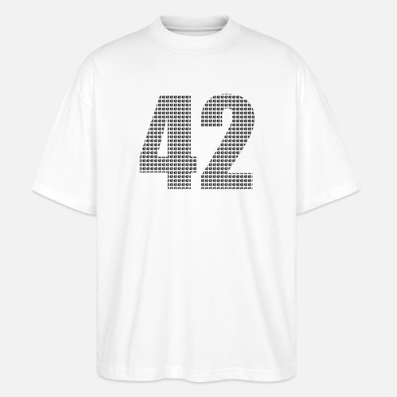 42 - Stanley/Stella Oversized Unisex Bio T-Shirt Blaster 2.0 - Weiß