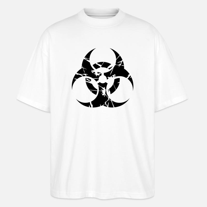 nuclear - Stanley/Stella Oversized Unisex Organic T-shirt Blaster 2.0 - white