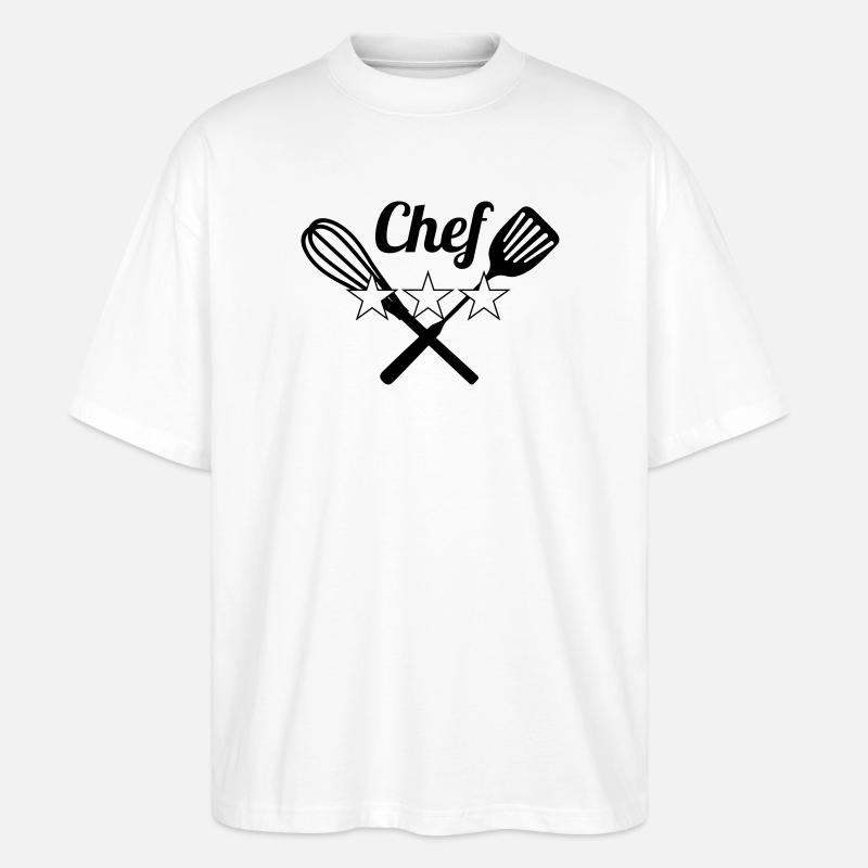 Chef - T-shirt bio Blaster 2.0 coupe oversize Stanley/Stella Unisexe - blanc