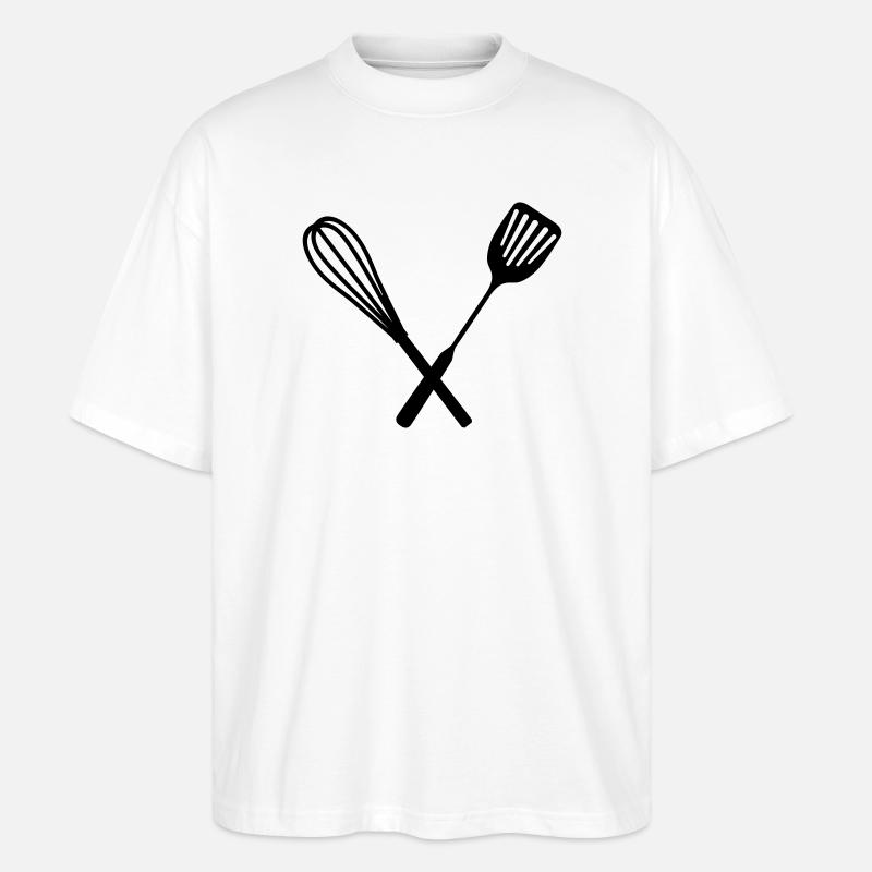 Cuisine - T-shirt bio Blaster 2.0 coupe oversize Stanley/Stella Unisexe - blanc