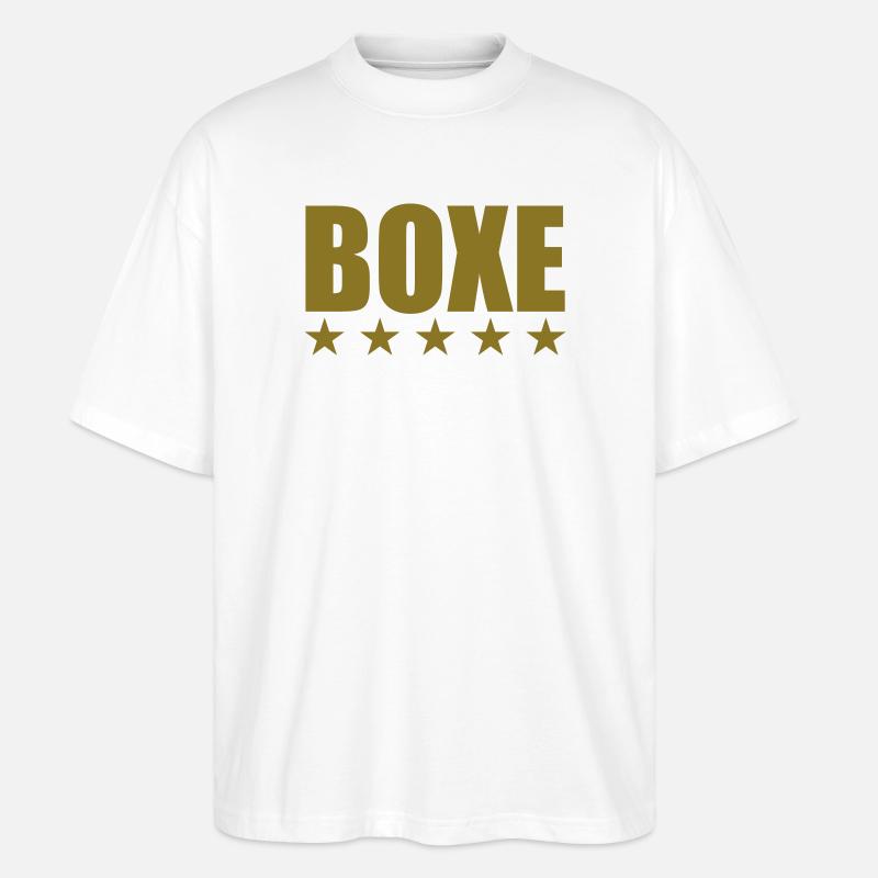Boxe - Stanley/Stella Oversized Unisex Bio T-Shirt Blaster 2.0 - Weiß