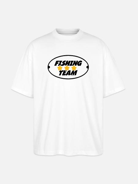 Fishing Team - T-shirt bio Blaster 2.0 coupe oversize Stanley/Stella Unisexe - blanc