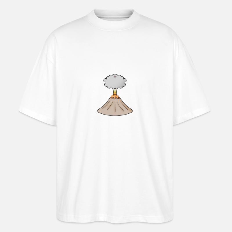 Vulkan - Stanley/Stella Oversized Unisex Bio T-Shirt Blaster 2.0 - Weiß
