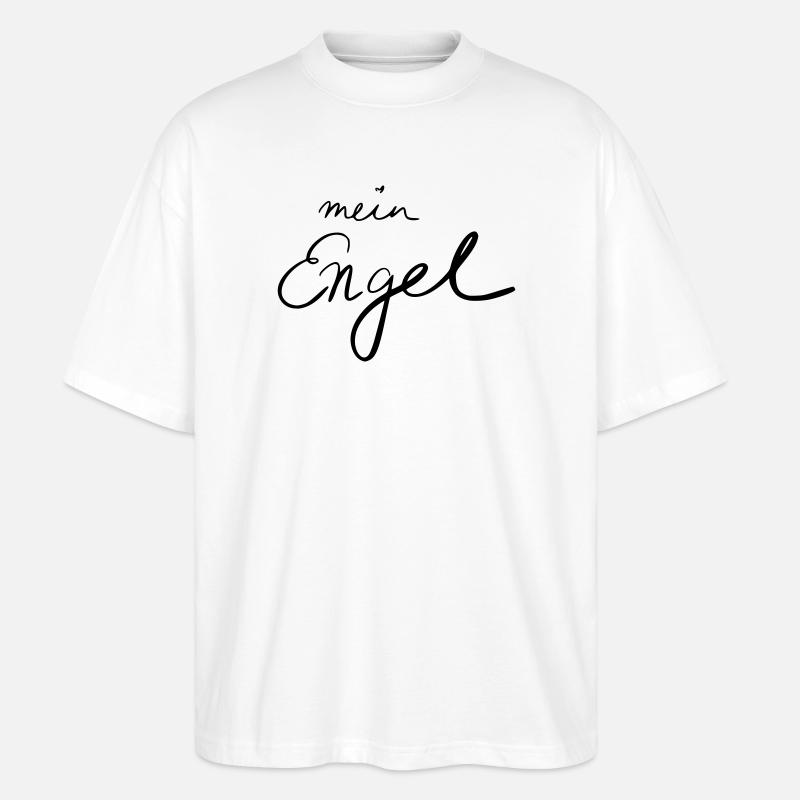 mein Engel - Stanley/Stella Oversized Unisex Bio T-Shirt Blaster 2.0 - Weiß