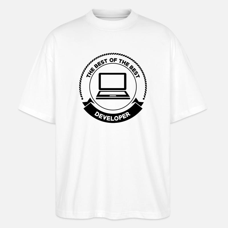 Developer - T-shirt bio Blaster 2.0 coupe oversize Stanley/Stella Unisexe - blanc