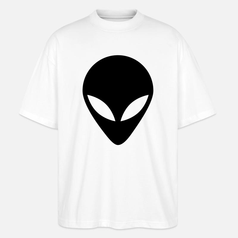 Außerirdische - Stanley/Stella Oversized Unisex Bio T-Shirt Blaster 2.0 - Weiß