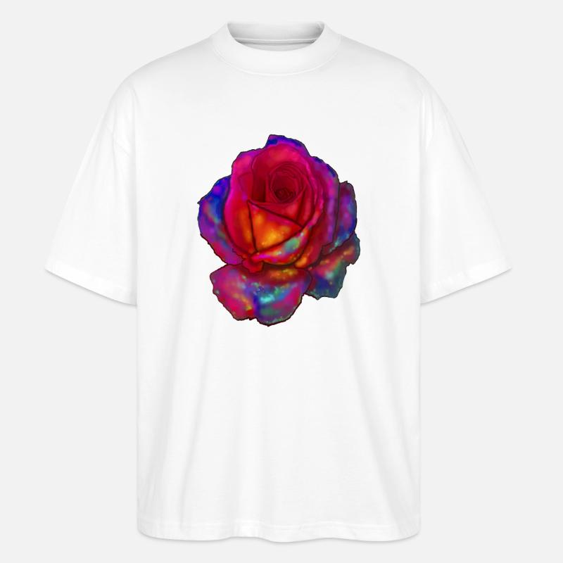 rose - T-shirt bio Blaster 2.0 coupe oversize Stanley/Stella Unisexe - blanc