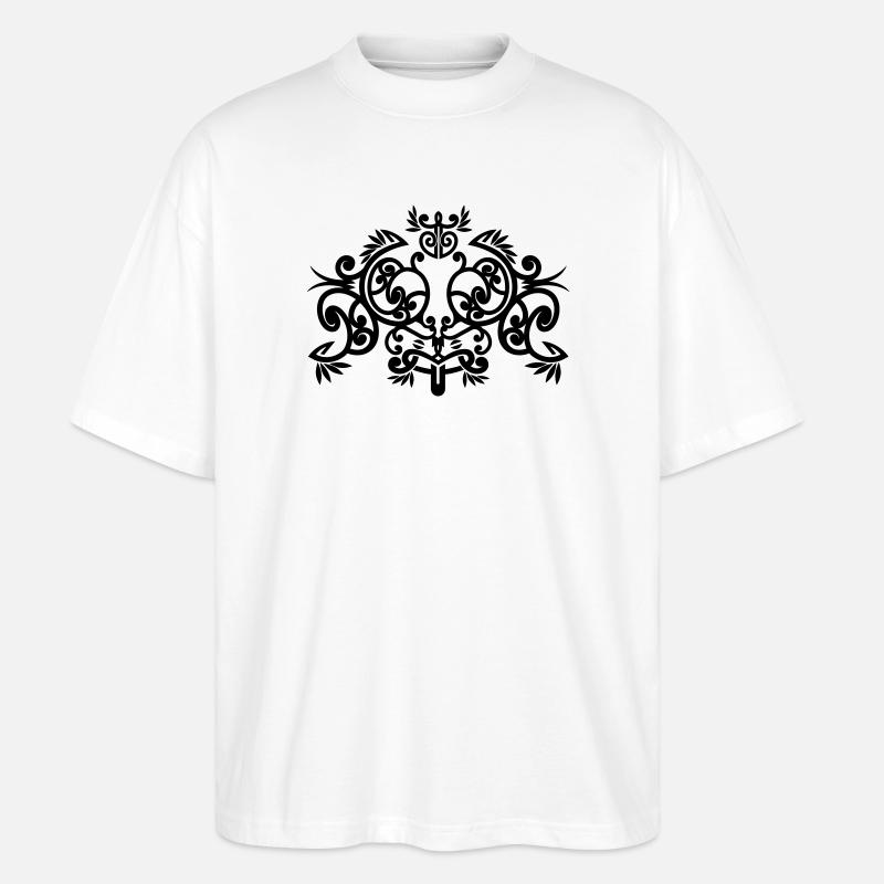 maori - Stanley/Stella Oversized Unisex Bio T-Shirt Blaster 2.0 - Weiß