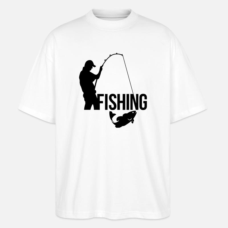 Fischerei - Stanley/Stella Oversized Unisex Bio T-Shirt Blaster 2.0 - Weiß