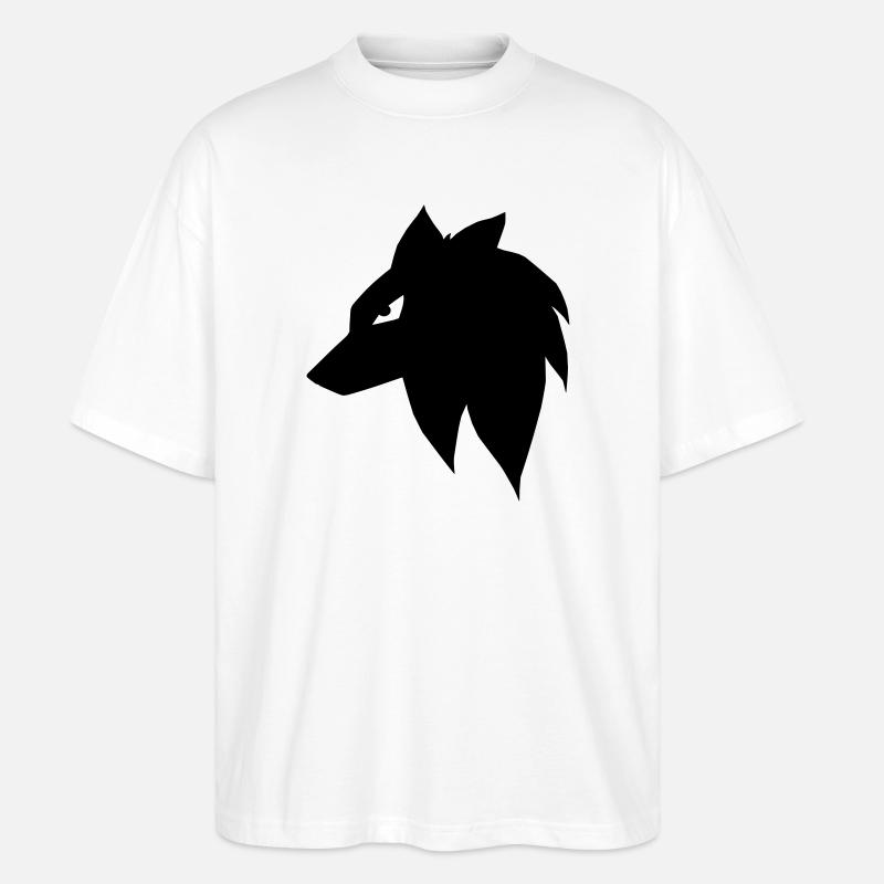 Mangawolf - Stanley/Stella Oversized Unisex Bio T-Shirt Blaster 2.0 - Weiß