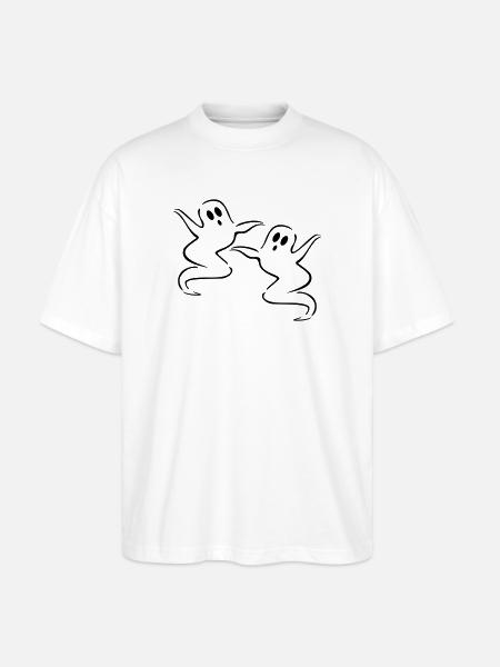 ghost - Stanley/Stella Oversized Unisex Organic T-shirt Blaster 2.0 - white