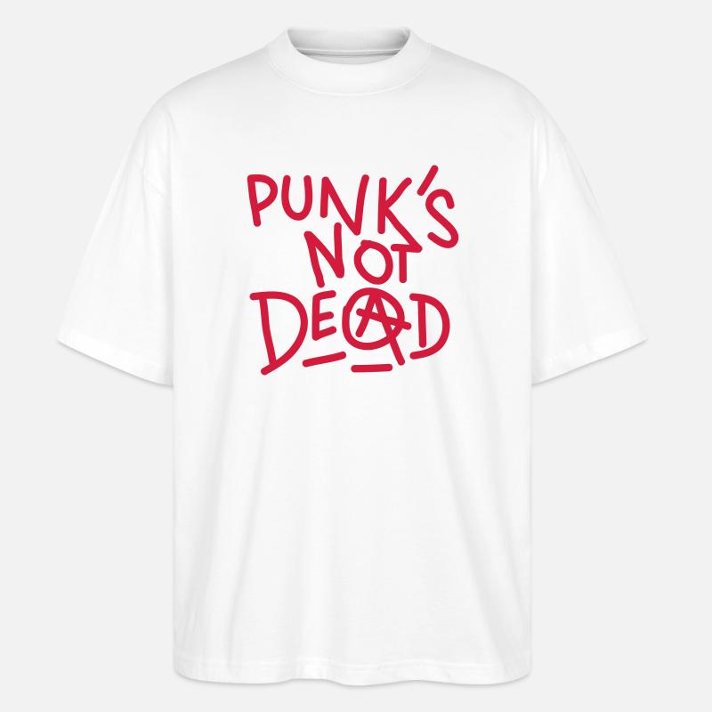Punk - T-shirt bio Blaster 2.0 coupe oversize Stanley/Stella Unisexe - blanc