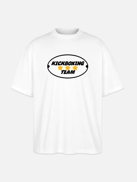Kickboxing / Kick-Boxeur / Kick Boxing / - T-shirt bio Blaster 2.0 coupe oversize Stanley/Stella Unisexe - blanc