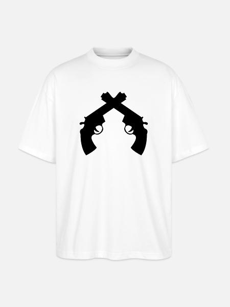 Police - Policeman - Cop - Policier - Polizei - Stanley/Stella Oversized Unisex Organic T-shirt Blaster 2.0 - white