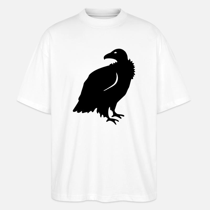 Geier - Stanley/Stella Oversized Unisex Bio T-Shirt Blaster 2.0 - Weiß