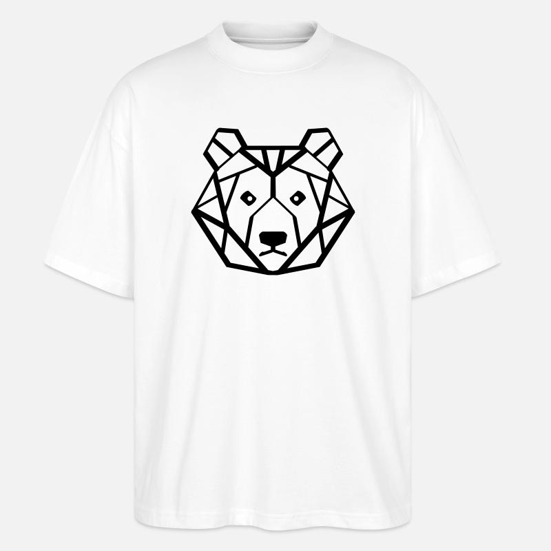 baer - Stanley/Stella Oversized Unisex Bio T-Shirt Blaster 2.0 - Weiß