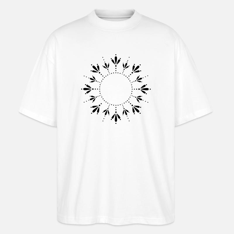 Sonne Sommer Sonnenblume - Stanley/Stella Oversized Unisex Bio T-Shirt Blaster 2.0 - Weiß