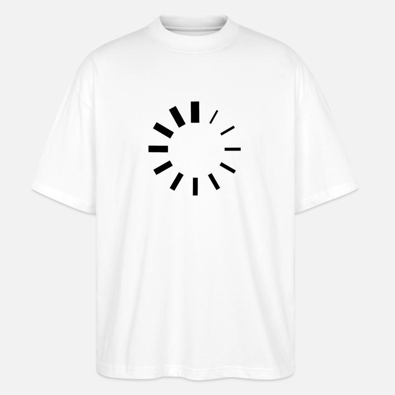 Loading - Logo - Stanley/Stella Oversized Unisex Bio T-Shirt Blaster 2.0 - Weiß