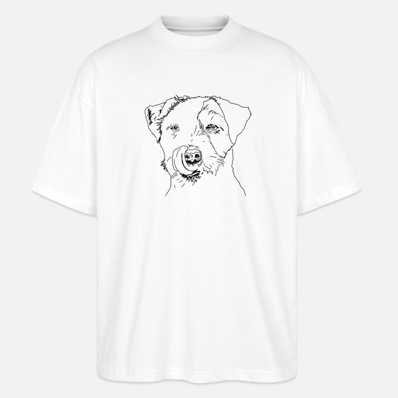 Terrier - Stanley/Stella Oversized Unisex Bio T-Shirt Blaster 2.0 - Weiß
