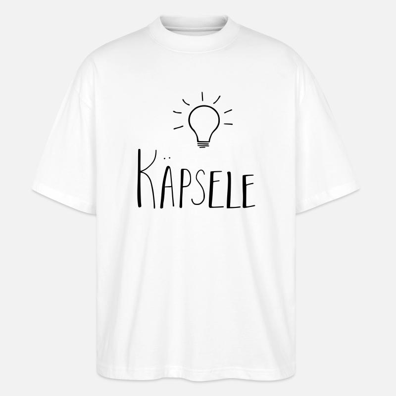 Käpsele - Stanley/Stella Oversized Unisex Bio T-Shirt Blaster 2.0 - Weiß