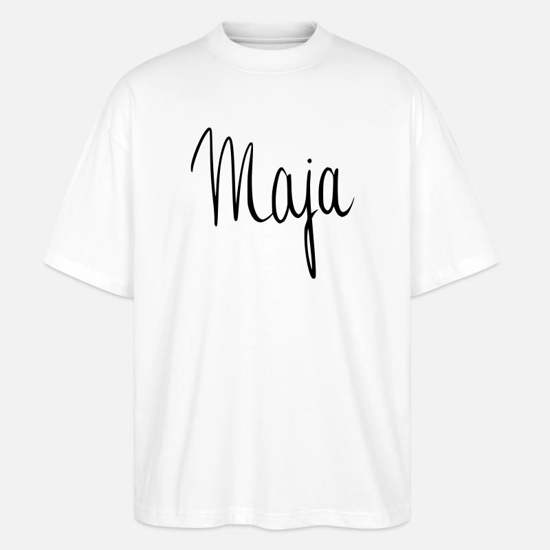 Maja - Stanley/Stella Oversized Unisex Bio T-Shirt Blaster 2.0 - Weiß