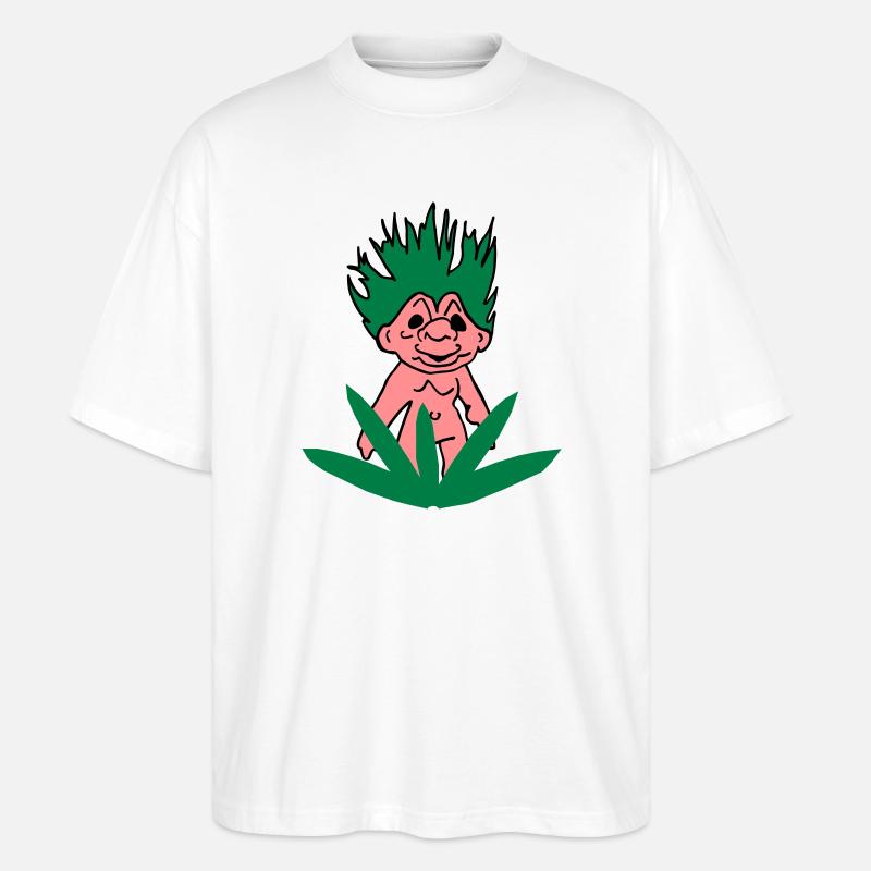 Troll Dich raus! - Stanley/Stella Oversized Unisex Bio T-Shirt Blaster 2.0 - Weiß