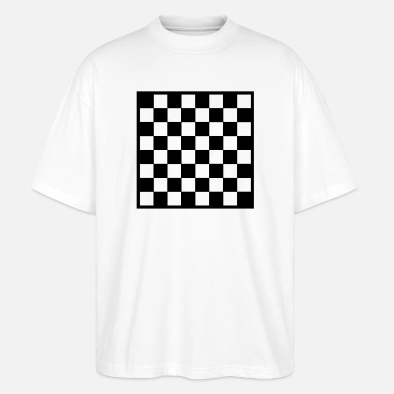 Échecs | échecs - T-shirt bio Blaster 2.0 coupe oversize Stanley/Stella Unisexe - blanc