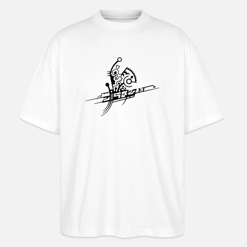 T Shard09 - Stanley/Stella Oversized Unisex Bio T-Shirt Blaster 2.0 - Weiß