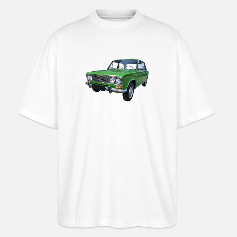 Auto - Stanley/Stella Oversized Unisex Bio T-Shirt Blaster 2.0 - Weiß
