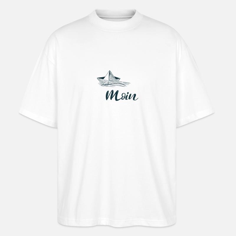 Moin - Stanley/Stella Oversized Unisex Bio T-Shirt Blaster 2.0 - Weiß
