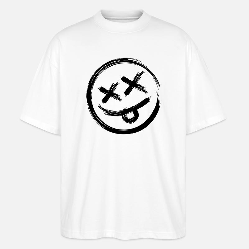 Sourire - T-shirt bio Blaster 2.0 coupe oversize Stanley/Stella Unisexe - blanc