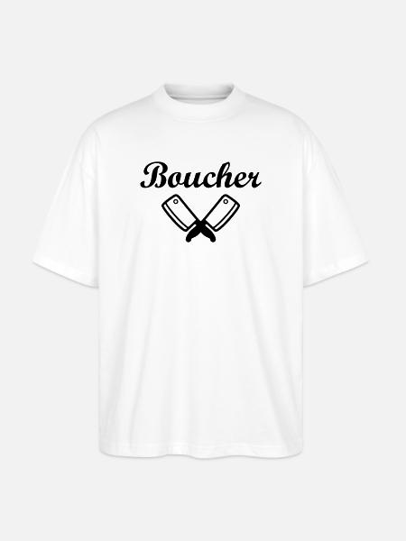 Boucher - T-shirt bio Blaster 2.0 coupe oversize Stanley/Stella Unisexe - blanc
