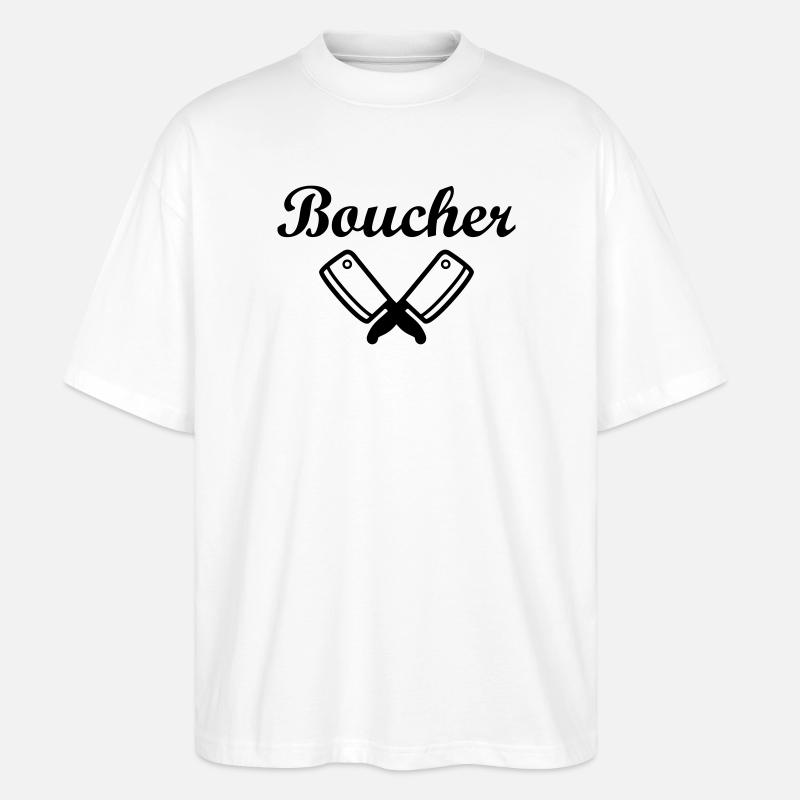 Boucher - T-shirt bio Blaster 2.0 coupe oversize Stanley/Stella Unisexe - blanc