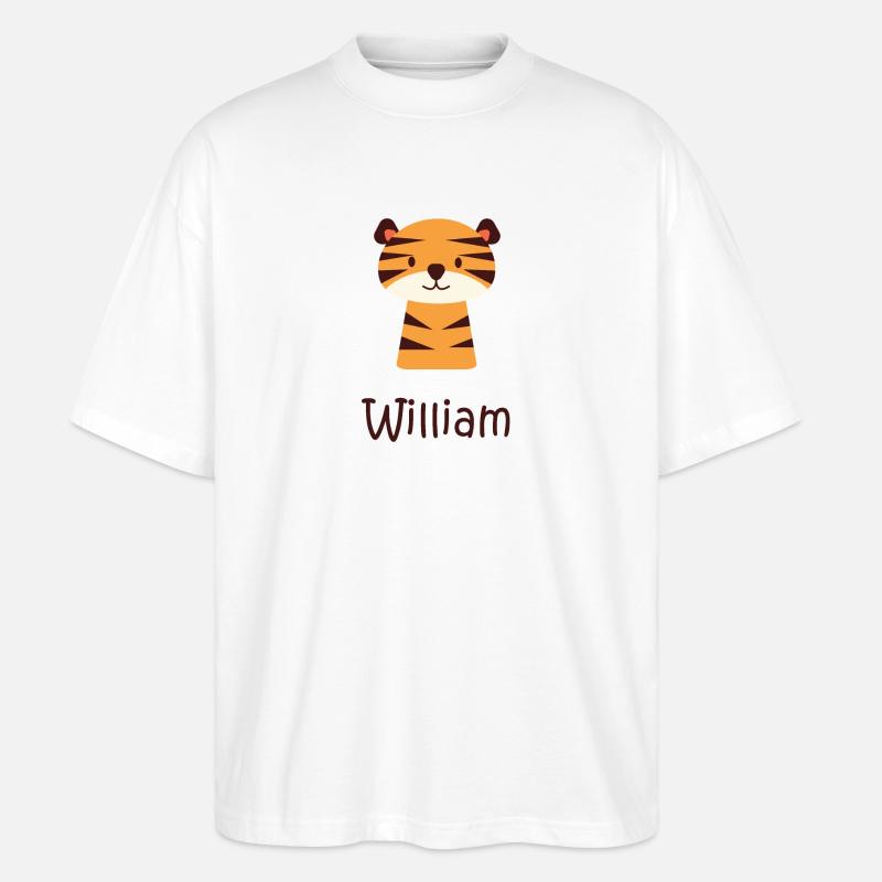 William - Stanley/Stella Oversized Unisex Bio T-Shirt Blaster 2.0 - Weiß