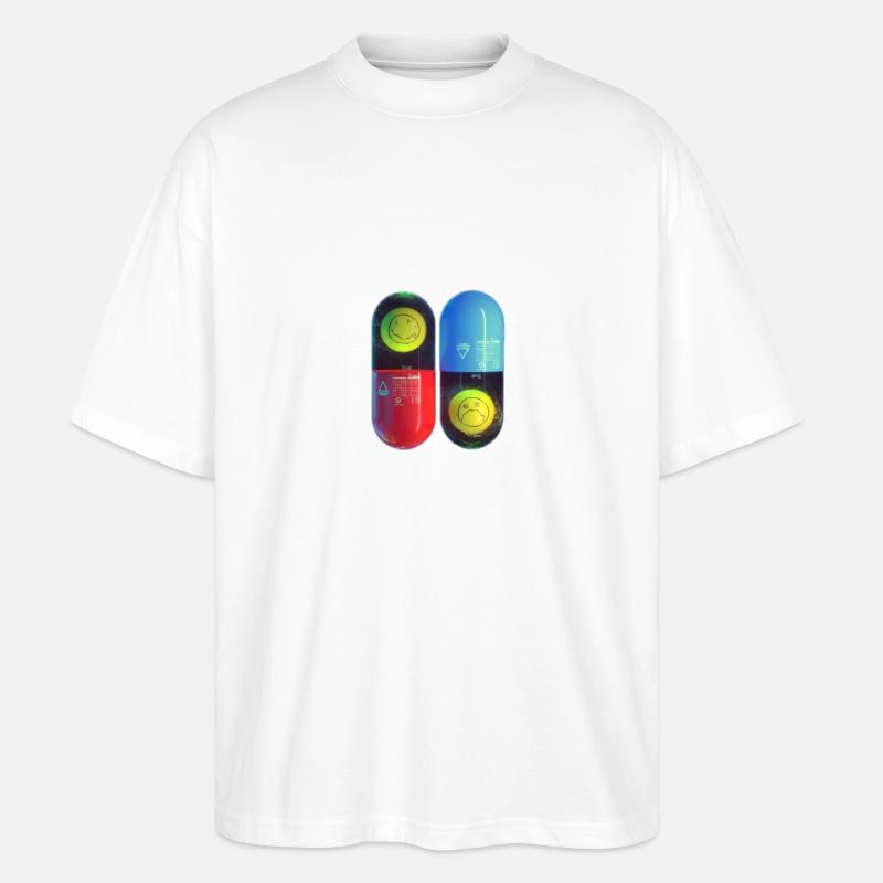 Matrix Nirvana - Stanley/Stella Oversized Unisex Bio T-Shirt Blaster 2.0 - Weiß